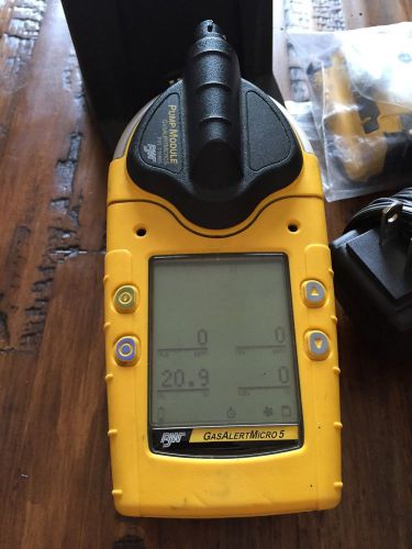 BW Technologies Gas Alert Micro 5 Gas Detector Monitor, Looks New!!!