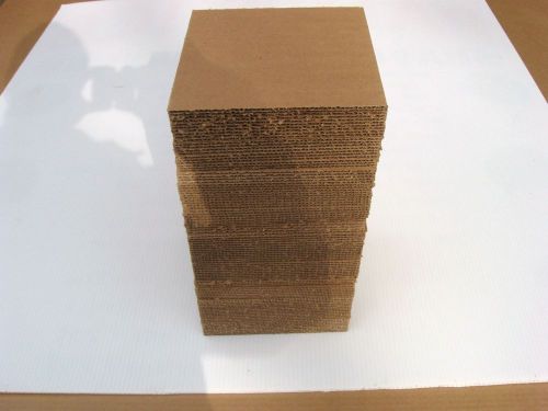 (50) Corrugated Cardboard Pad Inserts 13&#034; X 13&#034;  32-ECT