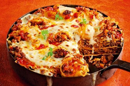 Gooey cheesy fry pan lasagne Recipe Delicious For Taste ki3