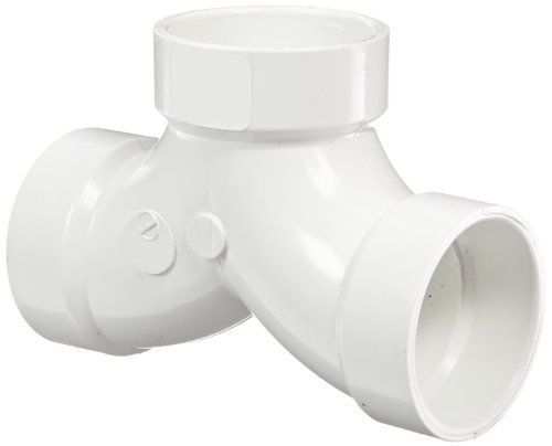 Spears p327 series pvc dwv pipe fitting  1/4 bend  tee  1-1/2&#034; hub for sale