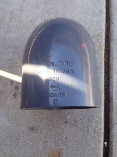 Pvc pipe fitting sch 80 3&#034; pipe 90 degree elbow new charlotte usa for sale