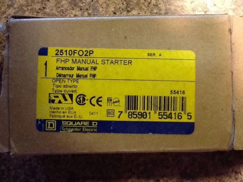 Square d 2510fo2p manual starter for sale