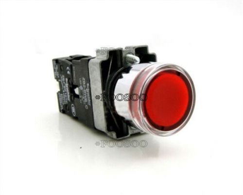 New Schneider XB2-BW34B1C Momentary Red Flush Pushbutton Light Lamp