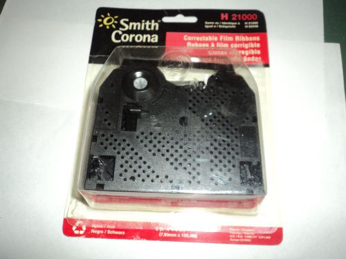 NOS 2 PK Smith Corona H 21000 Correctable Film Black Typewriter Ribbon