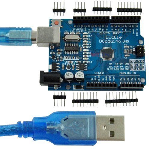 DIY CH340G ATmega328P UNO R3 Board Tool &amp; Free USB Cable for Arduino Gift