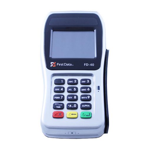 New first data fd40 pin pad &#034; works with the clover pos&#034; for sale