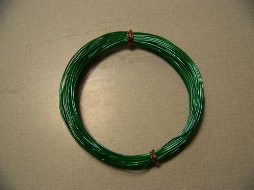 50 ft.bare 18 gauge green copper wire  craft art  jewelry material  scrap #4 for sale