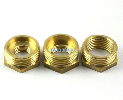 5 brass 3/4&#034; male to 1/2&#034; female bsp reducing bush reducer fitting connector for sale