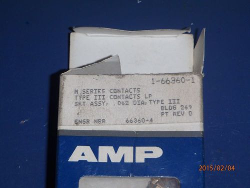 AMP 1-66360-1 TE Connectivity Female Socket 14-18AWG Type III M Series LOT OF 10