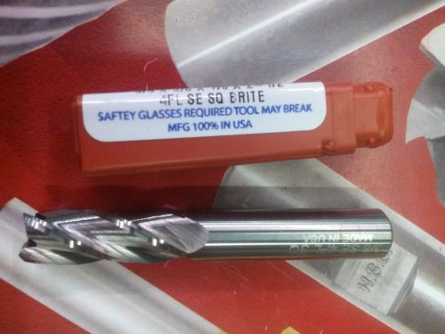 New-  3/8  diameter  4 flute carbide  end mill endmill  - made in usa for sale