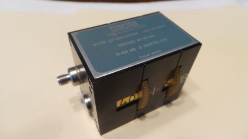 Narda 4745-69 Step Attenuator 0-69 dB, DC-18 GHz, SMA Connectors