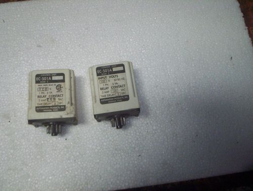 AUTOMATION PRODUCTS  TIME DELAY RELAY 8 SECONDS MODEL EC-501A