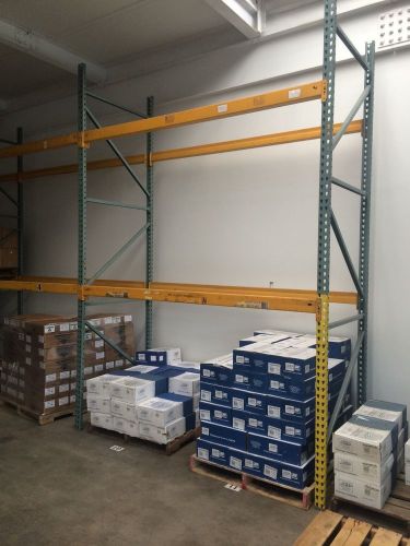 Pallet racking teardrop cross bars (uprights are for sale in the listing linked) for sale