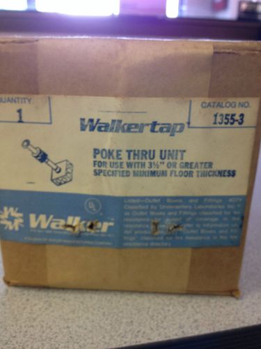 Walker wiremold 3 1/2&#034; poke thru unit cat#1355-3 for sale