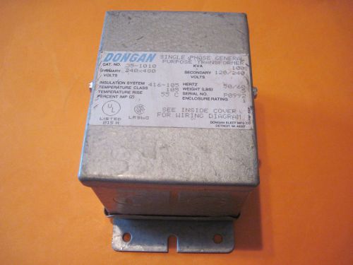 Dongan transformer single phase never used , no box 35-1010
