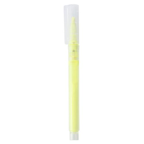 MUJI Vivid Highlighter pen Yellow from Japan New