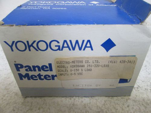 YOKOGAWA 251-320 LSXS PANEL METER *NEW IN A BOX*