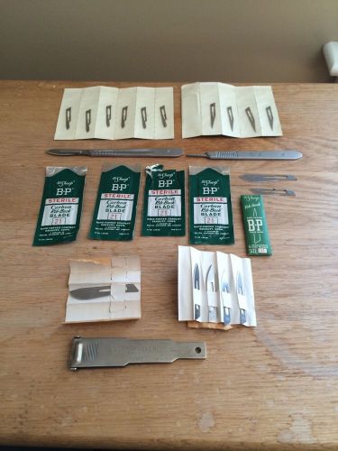 Lot Of Bard Parker Blades Carbon Steel Surgical NonSterile Scalpes