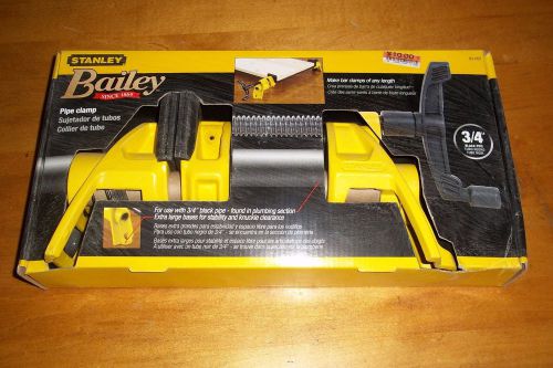 STANLEY BAILEY PIPE CLAMPS SET OF 2 NIB