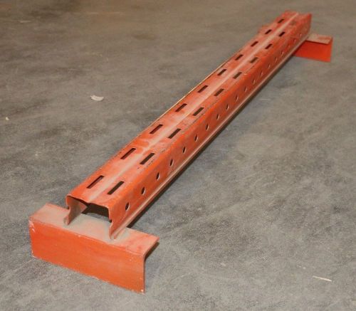 PALLET RACK SUPPORTS, 42&#034; FORK ENTRY BARS, USED, FROM RIDG-U-RAK UPRIGHT COLUMNS