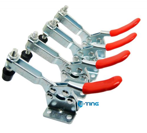 4pcs Hand Tool Toggle Clamp 201B Red Plast Horizontal Quick Release Tool Hot