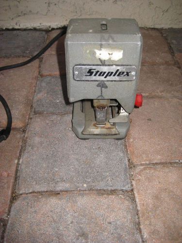 Vintage STAPLEX / SJM-1 / Heavy Duty Electric Industrial Stapler / Estate