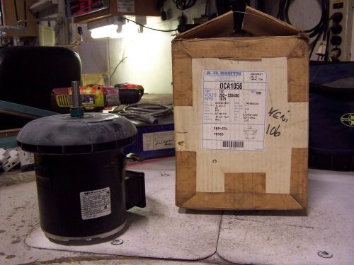 NEW AO SMITH 1/2 HP ELECTRIC MOTOR 200-230/460 VAC 1075 RPM 48Y FRAME