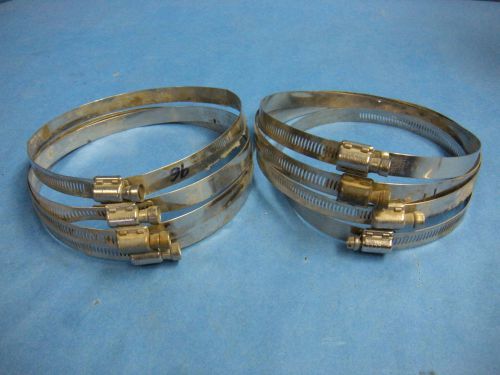 Aero-seal size 96 hose clamp with worm gear lot of 8 for sale