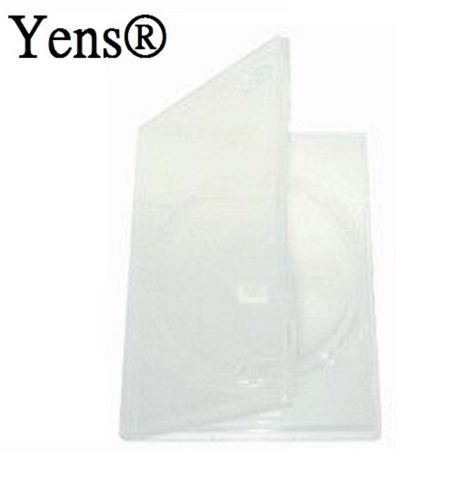 Yens® 1 Premium Standard Clear Single CD DVD Case 14MM Movie Box 1#14CDVD1
