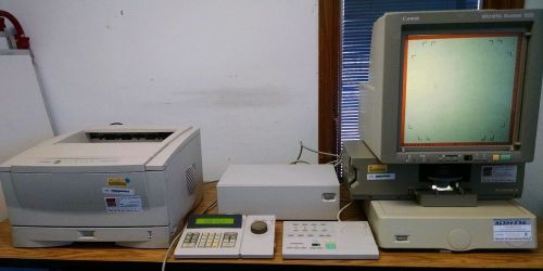 Canon ms500 microfilm scanner w/ controller/ keyboard/ remote/ printer, etc. for sale