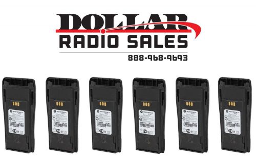 6 Motorola NNTN4497CR 4497 Li-Ion OEM Battery CP200 CP150 PR400 CP200XLS Radios