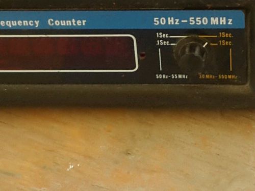 DSI  Frquency Counter.     50Hz- 500 MHz