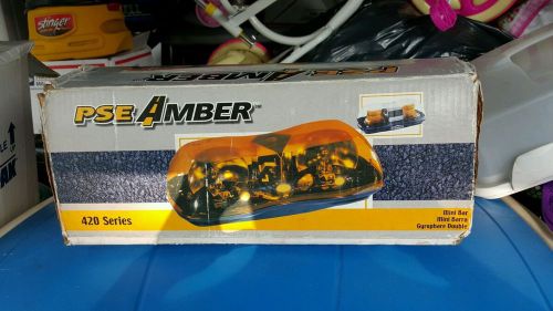 PSE AMBER 420 LCAAS Lightbar, LED green yellow Amber, Magnet - Suction 16-1/2 In
