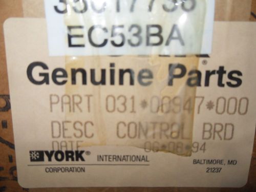 (v12) 1 nib york 031-00947-000 current control module for sale