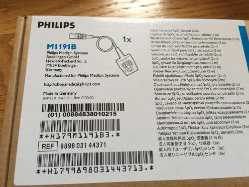 Philips M1191B SPO2 Finger Probe NIB