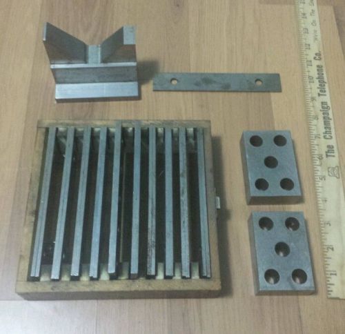 parallels ,1-2-3 blocks v-block machinist milling set up