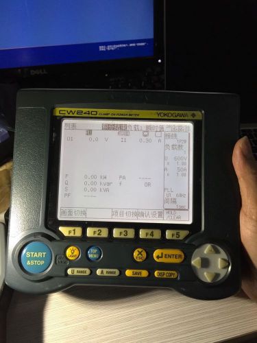 YOKOGAWA CW240 Clamp On Power Analyzer Quality Meter W/O Clamp Leads Acces
