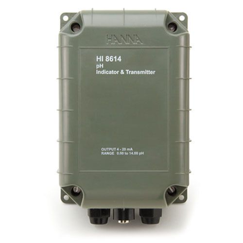 Hanna Instruments HI 8614N pH Transmitter w/4-20 mA Galvan Iso Output