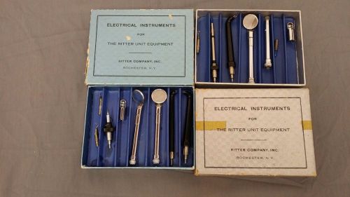 Ritter Dental Electrical Instruments 2-Sets (14pcs) *Antique*