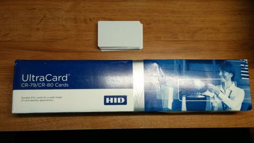 HID UltraCard CR-79/CR-80 Cards - 500 ct. - 30 mil PVC - UPC  81754
