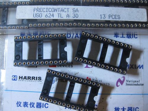 1 Piece PRECICONTACT SA USO624TLA30 IC SOCKET WITH HIGH RELIABILITY 24 Pins DIP