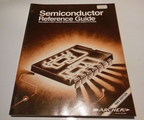 SEMICONDUCTOR Replacement Manual Guide * Radio Shack Archer 1983 Reference Guide