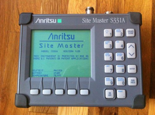 ANRITSU S331A Site Master Cable &amp; Antenna Analyzer With OPTION 5 25Mhz - 3.3GHz
