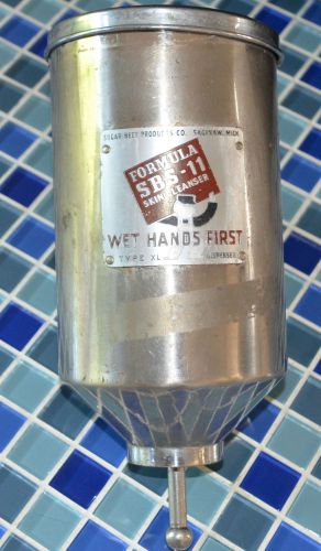 STAINLESS STEEL! Type XL Hand Soap  Borax Powder Wall Mount Dispenser SBS-11