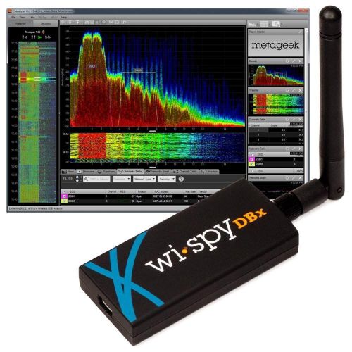 Wi-Spy DBx Pro - USB Spectrum Analyzer with Chanalyzer Pro Software