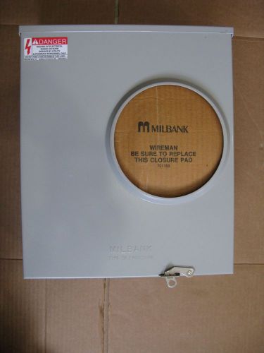 MILBANK METER SOCKET BOX U-200 SWUG 3R 3 Wire 600VAC 200AMP