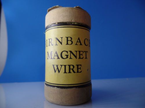 New Old Stock Birnbach Radio Double Silk Covered Magnetic Wire 18 Gauge 1/4lb
