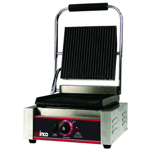 Electric countertop single italian style panini grill 14&#034;, epg-1, winco for sale