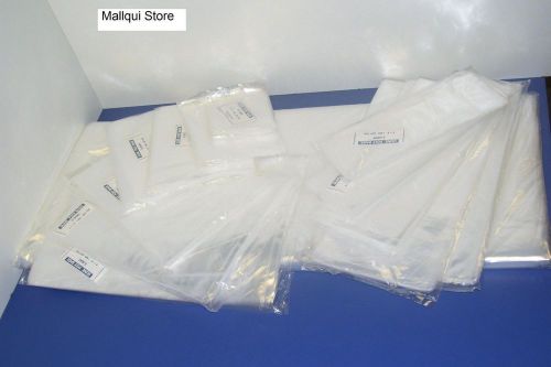 100 clear 9 x 12 poly bags 1 mil plastic flat open top for sale