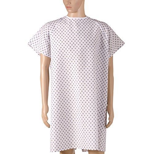 DMI Convalescent Hospital Gown with Back Tie, Print